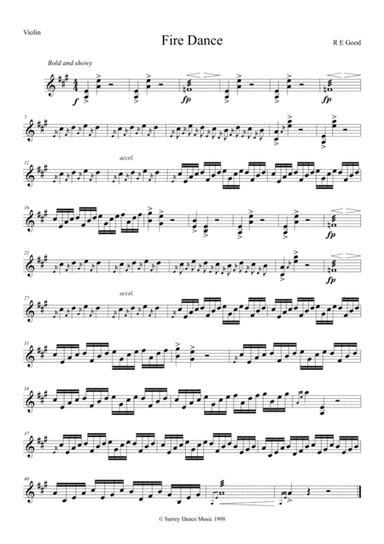 Fire Dance (for lone violin)