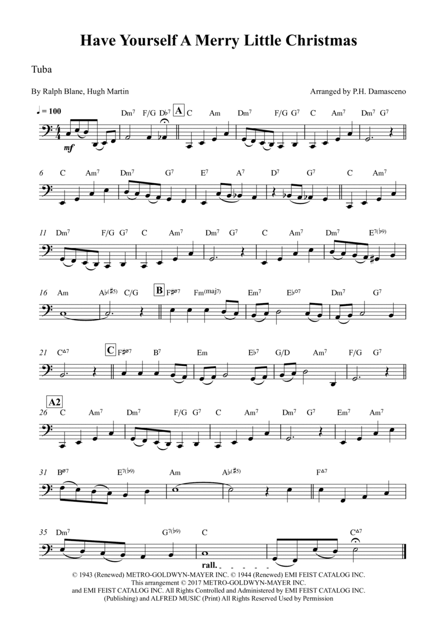 Have Yourself A Merry Little Christmas (arr. P.H. Damasceno)