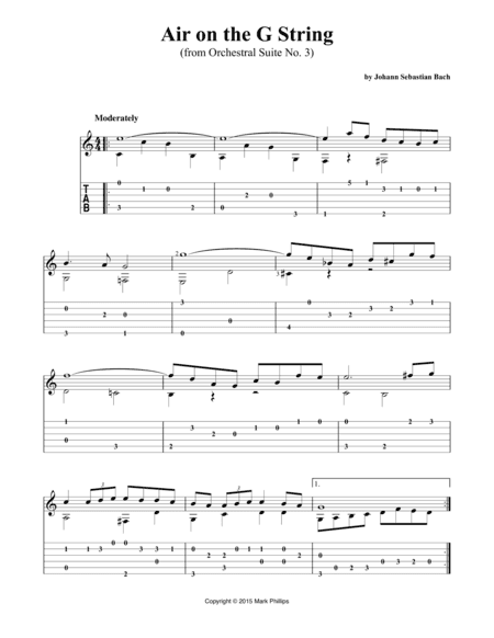 Air on the G String (arr. Mark Phillips)