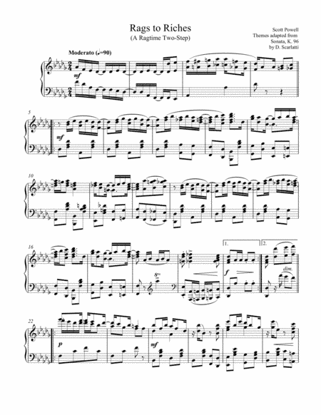 Rags to Riches (A Ragtime Two-Step)