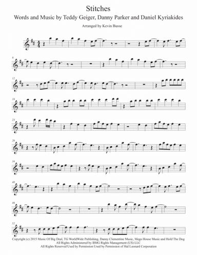 Stitches (arr. Kevin Busse)