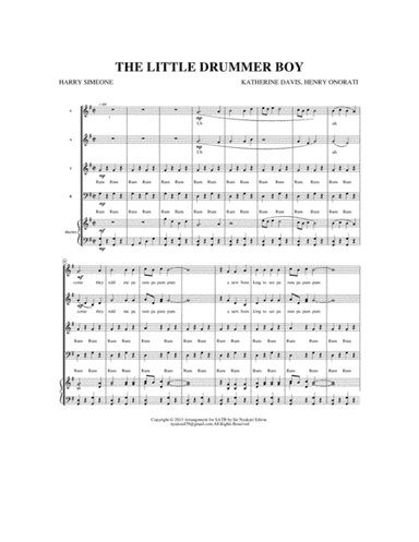 The Little Drummer Boy (arr. Sir Nyukuri Edwin)