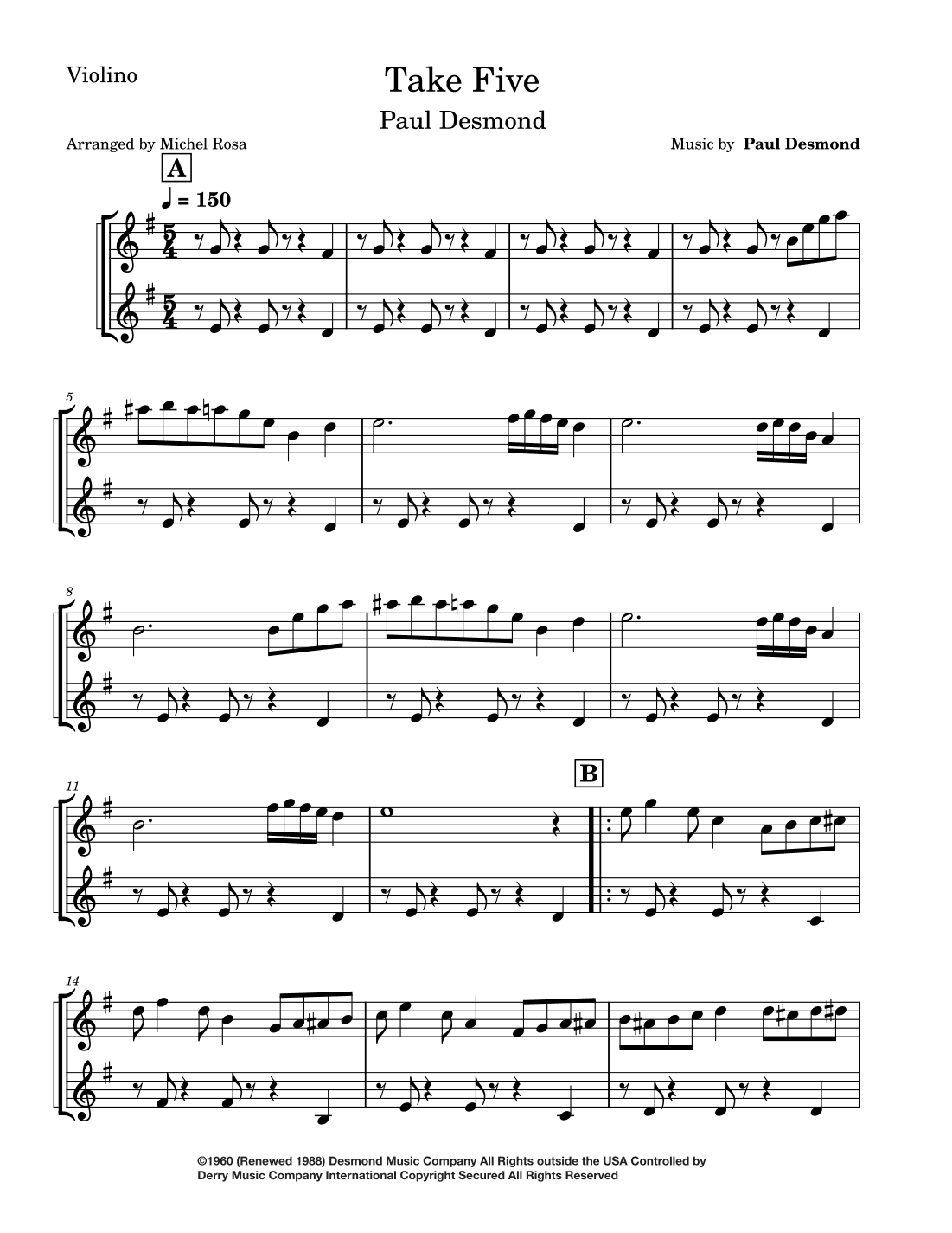 Take Five (arr. Harmonistas)