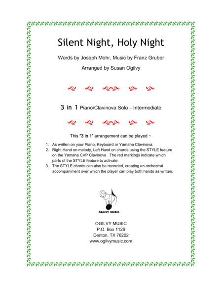 Silent Night, Holy Night (arr. Susan Ogilvy)