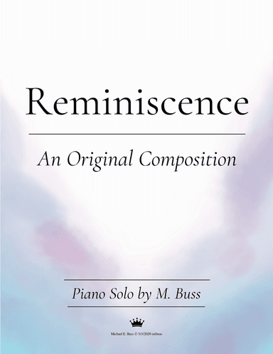 Reminiscence - piano solo