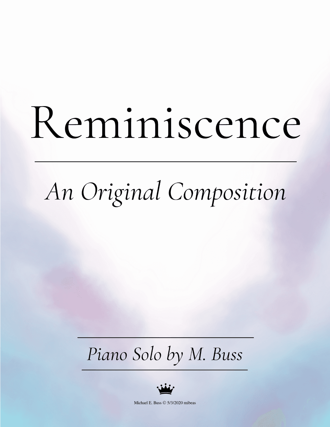 Reminiscence - piano solo