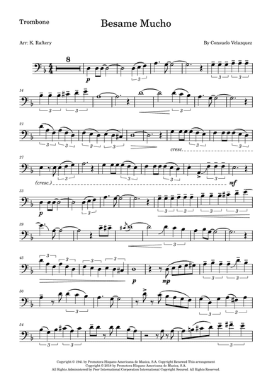 Bésame Mucho (arr. Kyle Raftery)