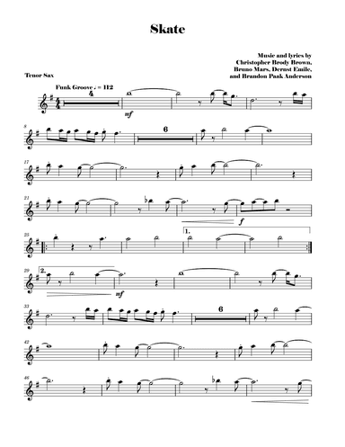 Skate (arr. David Lartey)