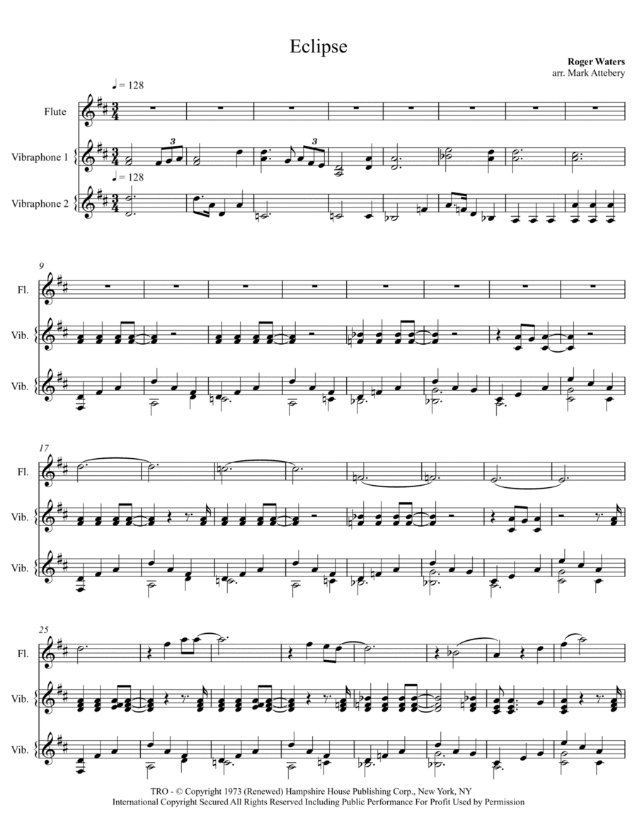 Eclipse (arr. Mark Attebery)