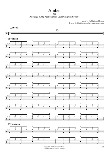 Amber (arr. Realsongbook)