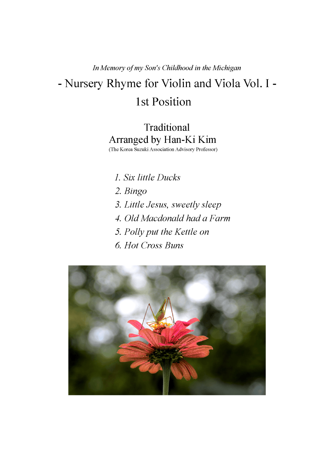 Nursery Rhyme Vol. I (Duet for Violin and Viola) (arr. Traditional)