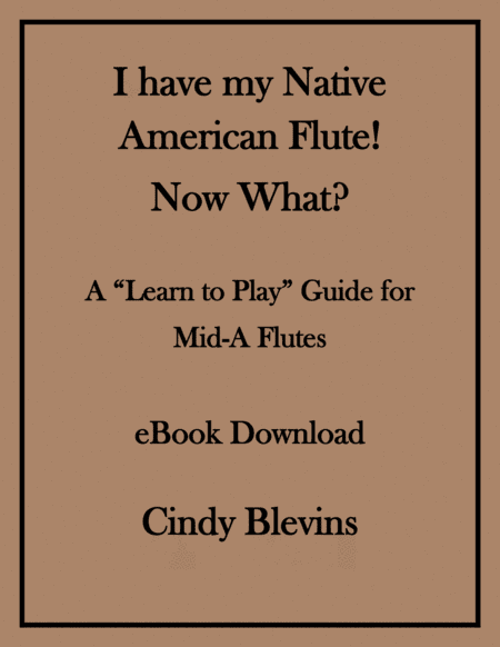 I Have My Native American Flute! Now What? (A learning guide for Native American flute beginners)
