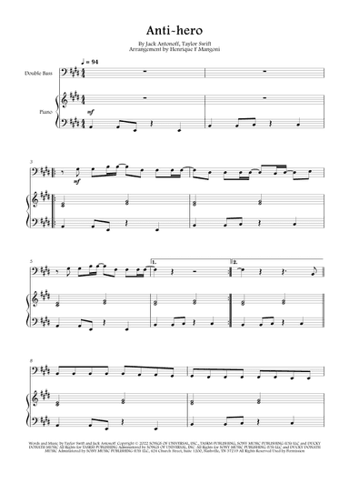 Anti-hero (arr. Henrique F Mangoni)