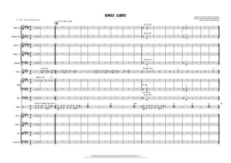 Single Ladies (Put A Ring On It) (arr. Daryl McKenzie)