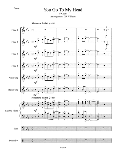You Go To My Head (arr. DB Williams)
