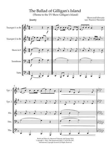 The Ballad Of Gilligan's Isle (arr. Warren J. Wernick)
