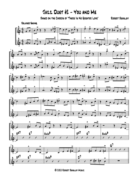 Jazz Duet #2 - You and Me