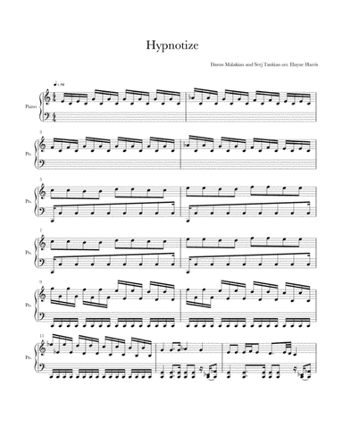 Hypnotize (arr. Elayne Harris)