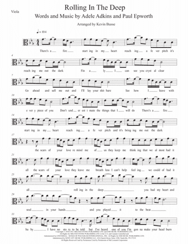 Rolling In The Deep (arr. Kevin Busse)