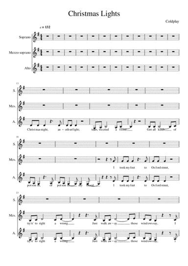 Christmas Lights (arr. Deborah Allenby)