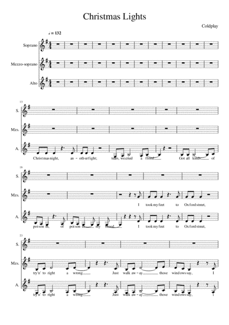 Christmas Lights (arr. Deborah Allenby)