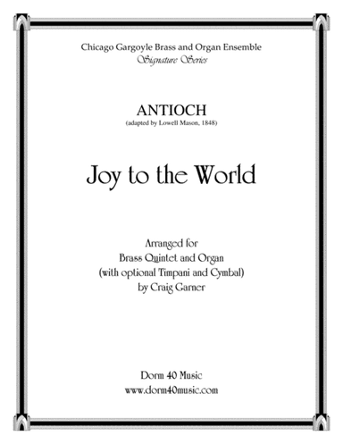 Joy to the World (for Brass Quintet and Organ) (arr. Craig Garner)