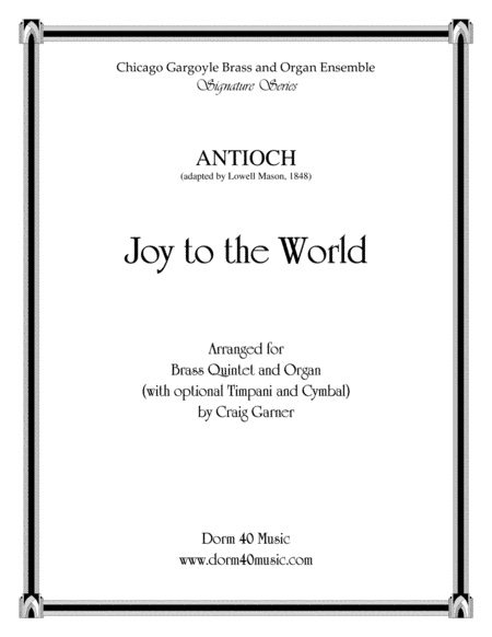 Joy to the World (for Brass Quintet and Organ) (arr. Craig Garner)