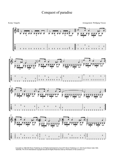 Conquest Of Paradise  from the Paramount Picture 1492 (arr. Wolfgang Vrecun)