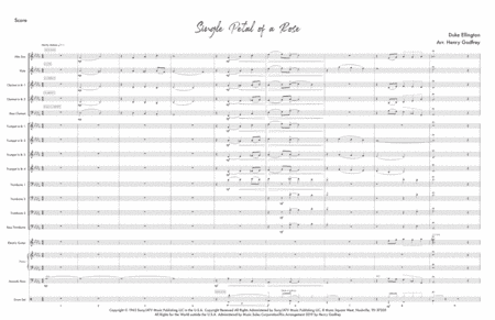 The Single Petal Of A Rose (arr. Henry Godfrey)