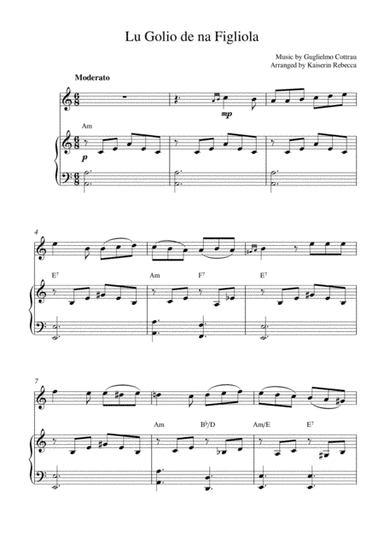 Lu Golio de na Figliola (arr. Kaiserin Rebecca)