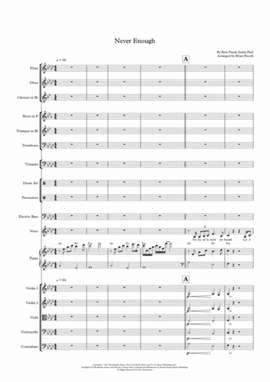 Never Enough (arr. Brian Pesoth)
