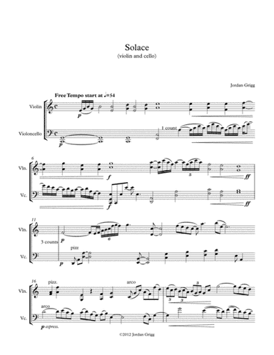 Solace (violin and cello)