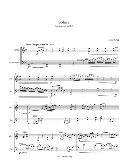 Solace (violin and cello)