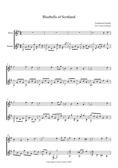 Bluebells of Scotland (arr. Laura Comyns)