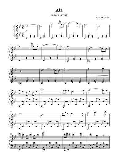 Ala (arr. M. Galka)