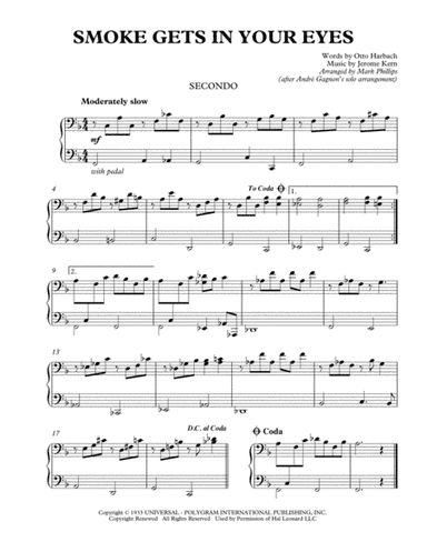 Smoke Gets In Your Eyes (arr. Mark Phillips)