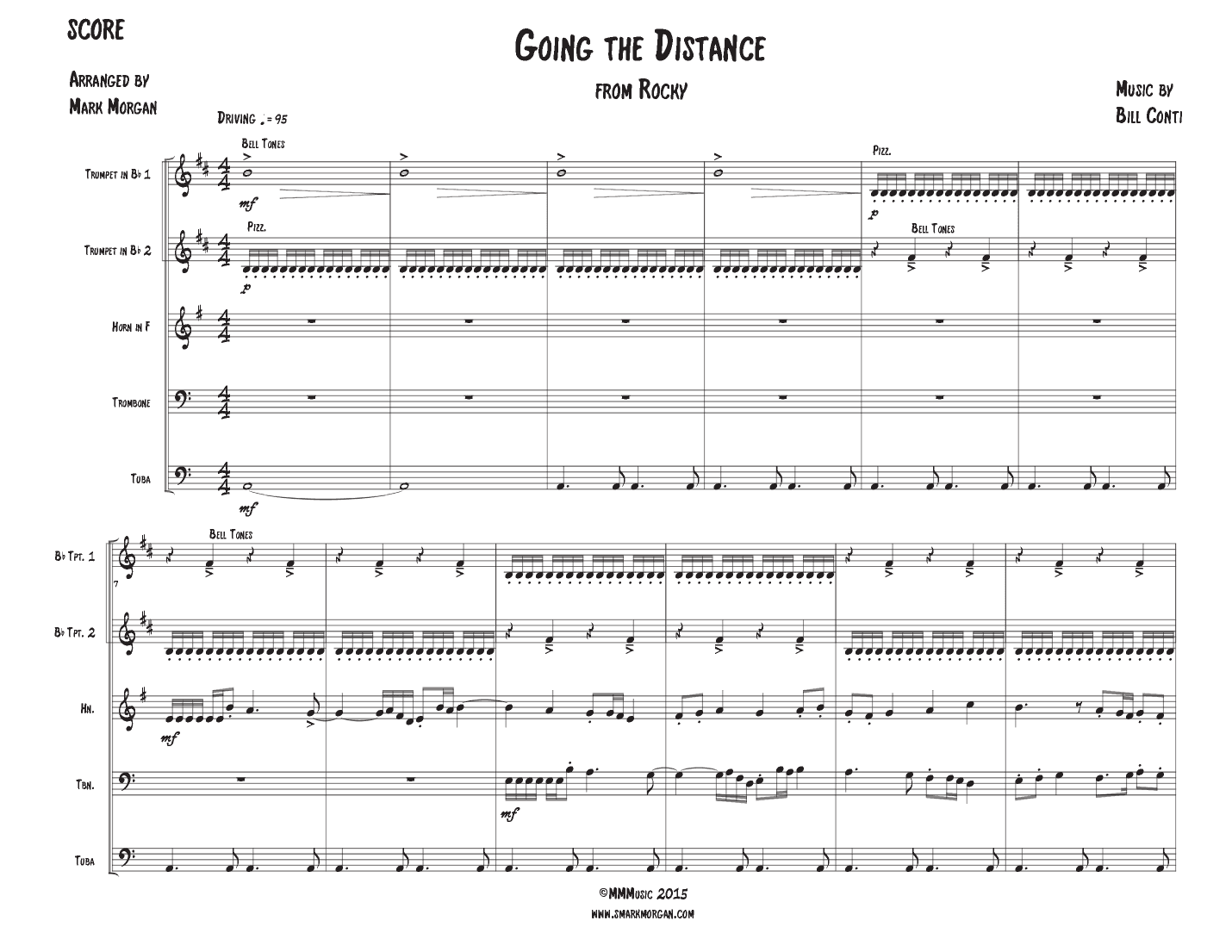 Going The Distance (arr. Mark Morgan)