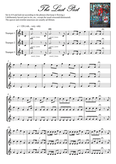 The Last Post - Trumpet/Bugle Trio (arr. Christopher Wilson)