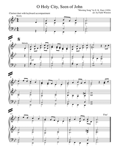 O Holy City, Seen of John (arr. Faith Winston)