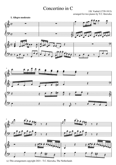 Concertino in C (arr. Tabitha Kierszka)