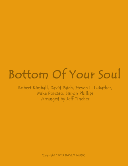 Bottom Of Your Soul (arr. Jeff Tincher)