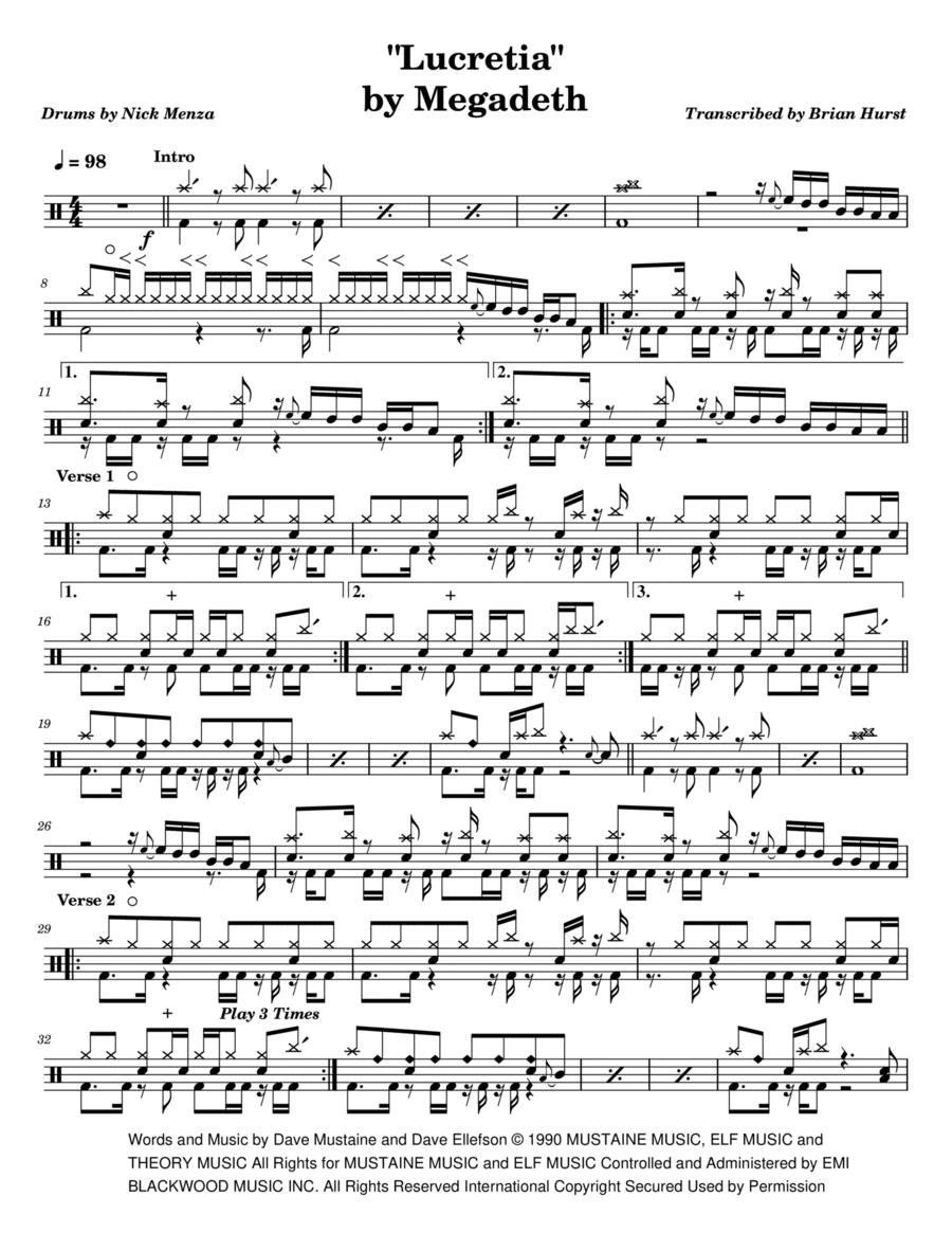 Lucretia (arr. Brian Hurst)
