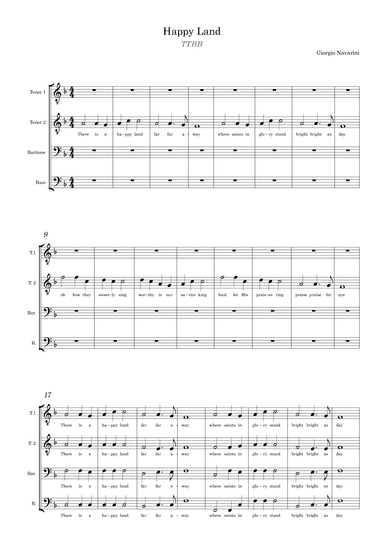 There is a Happy Land