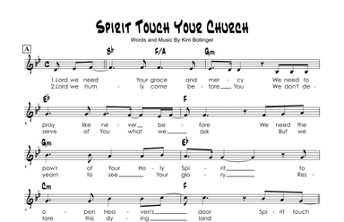 Spirit Touch Your Church (arr. Brian Kim)