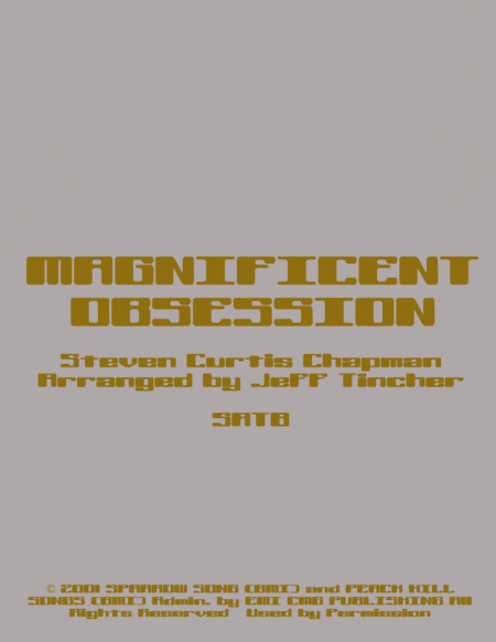 Magnificent Obsession (arr. Jeff Tincher)