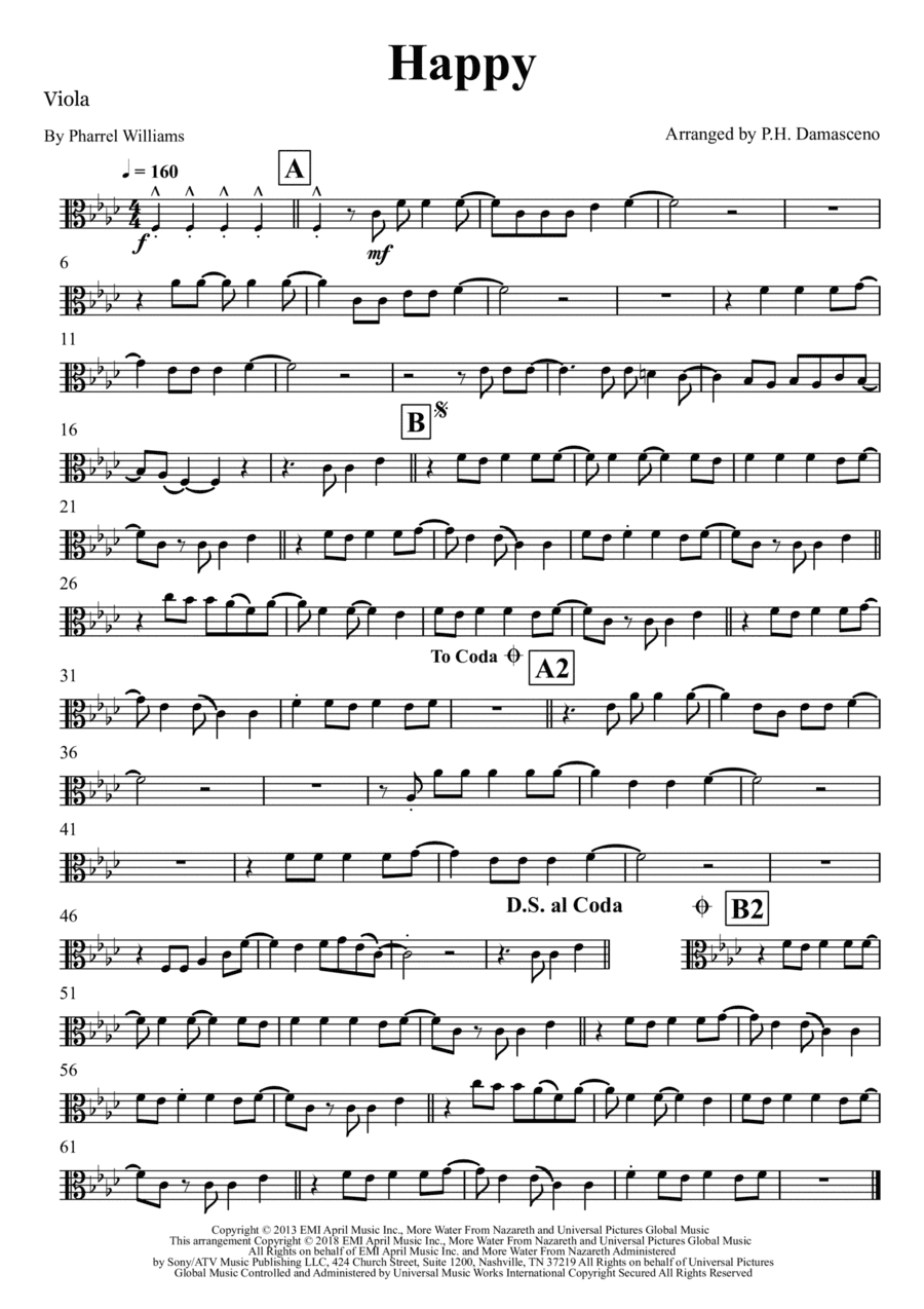 Happy (arr. P.H. Damasceno)