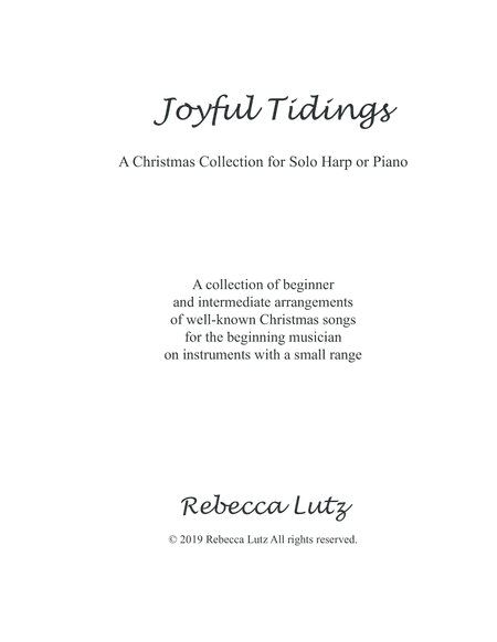 Joyful Tidings (arr. Rebecca Lutz)