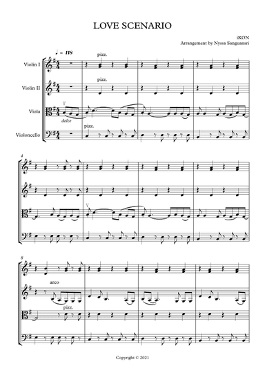 Love Scenario (arr. Nyssa Sanguansri)