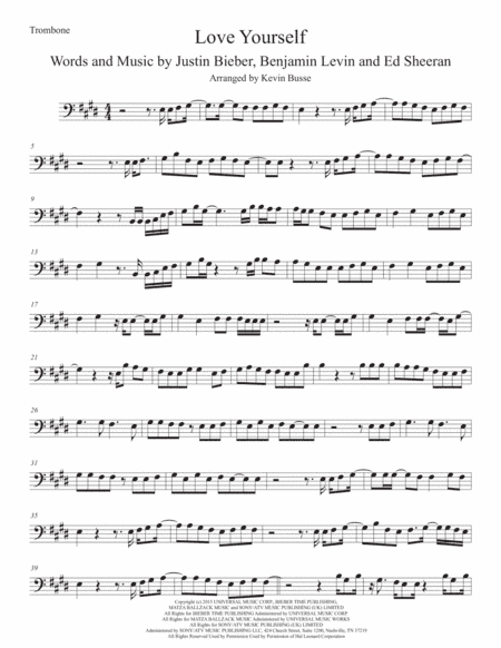 Love Yourself (arr. Kevin Busse)