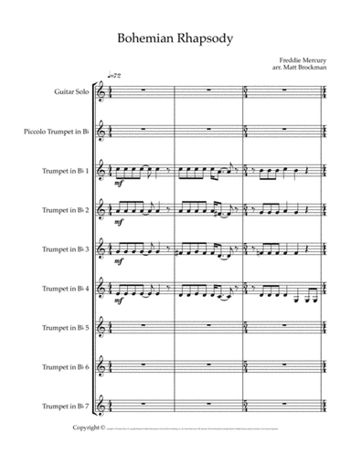 Bohemian Rhapsody (arr. Matt Brockman)